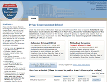 Tablet Screenshot of dupagedriverschool.com